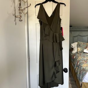 Deep olive green Ralph Lauren dress! ULTRA SEXY!! Never got to wear this!